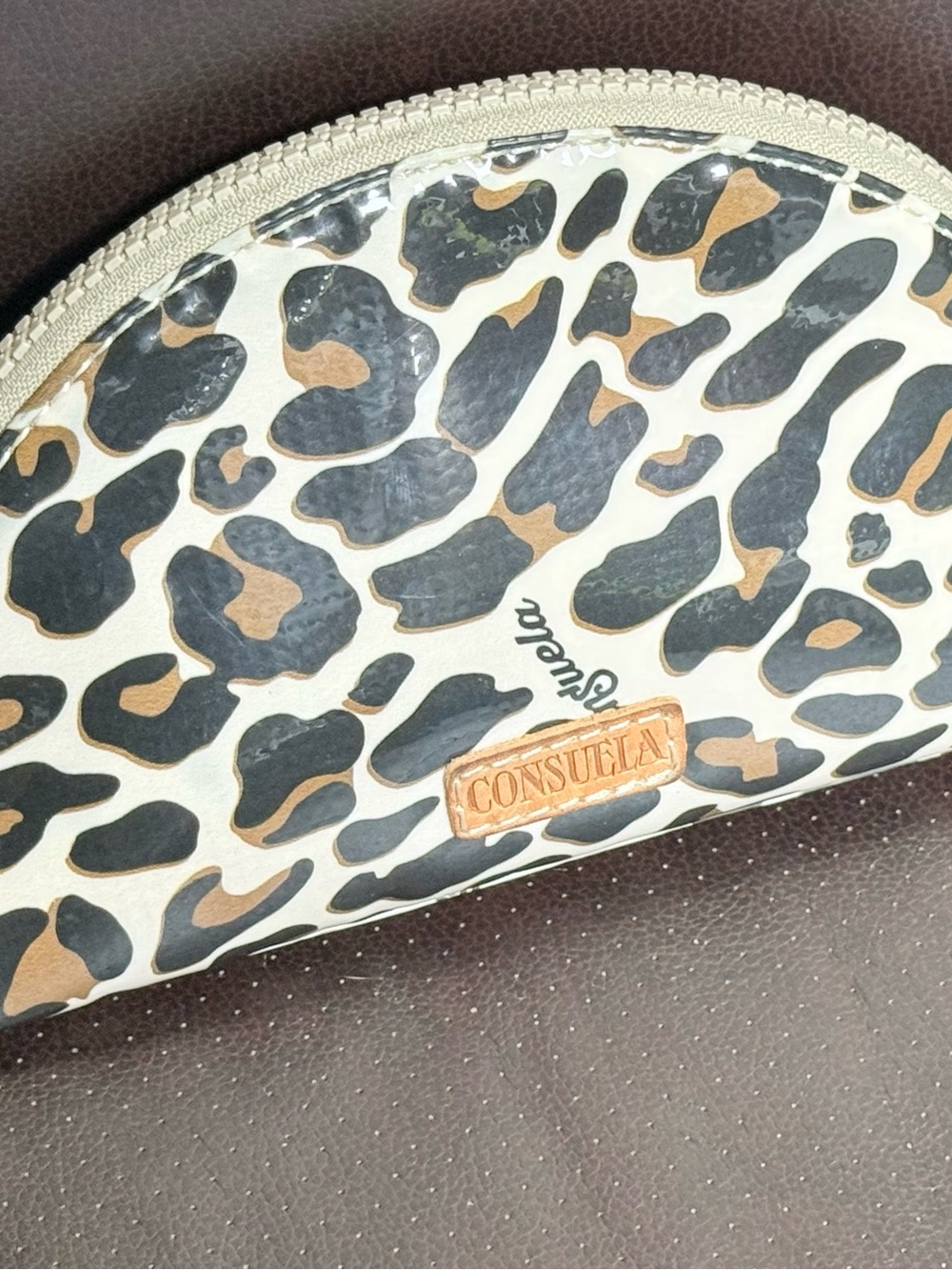 Consuela Mona Leopard Cosmetic Case - Picture 2 of 9